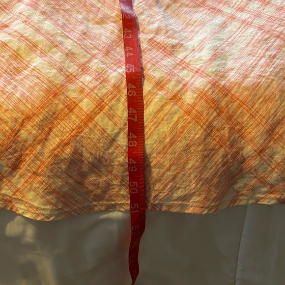 J. Jill Love Linen Plaid Sleeveless Maxi Dress with pockets - Picture 4 of 10